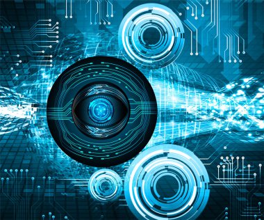 Siber devre gelecekteki teknoloji kavramı