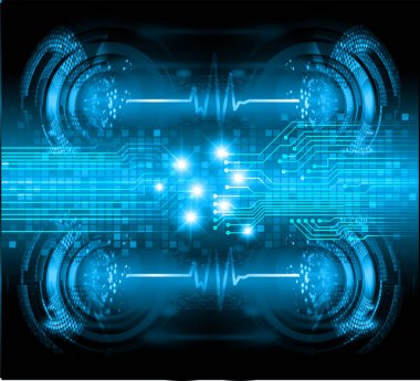 Siber devre gelecekteki teknoloji kavramı