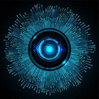 Siber devre gelecekteki teknoloji kavramı