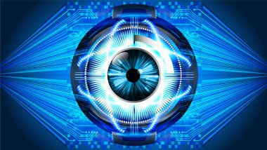 Siber devre gelecekteki teknoloji kavramı