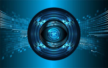 Siber devre gelecekteki teknoloji kavramı