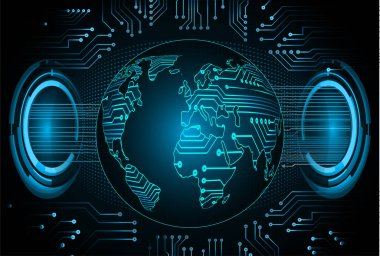 soyut gelecek duvar kağıdı, dijital arkaplan