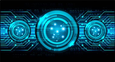 Siber devre gelecekteki teknoloji kavramı