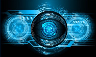 Siber devre gelecekteki teknoloji kavramı