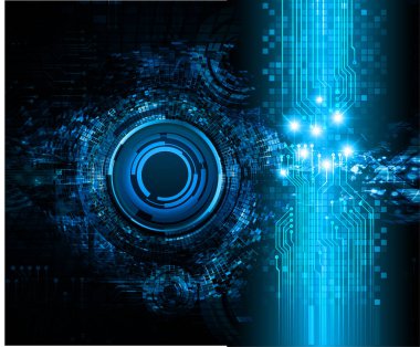 Siber devre gelecekteki teknoloji kavramı