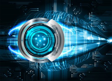 Siber devre gelecekteki teknoloji kavramı