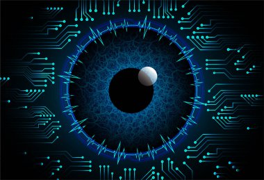 Siber devre gelecekteki teknoloji kavramı