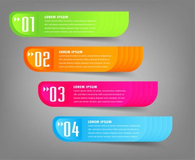 modern metin kutusu şablonları, pankart bilgileri