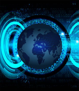 Siber devre gelecekteki teknoloji kavramı