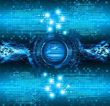 Siber devre gelecekteki teknoloji kavramı