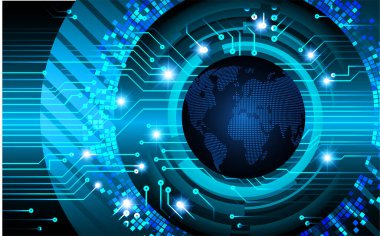 Siber devre gelecekteki teknoloji kavramı