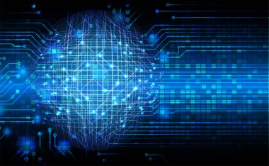 Geometrik şekilli soyut gelecek arkaplanı 