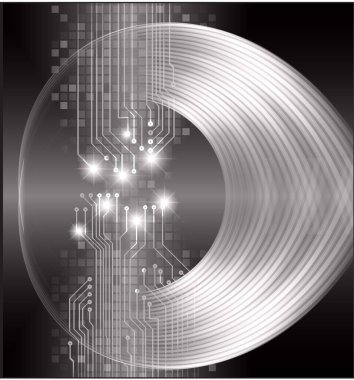 Siber devre gelecekteki teknoloji kavramı