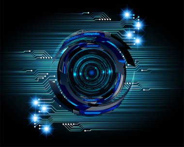 Siber devre gelecekteki teknoloji kavramı