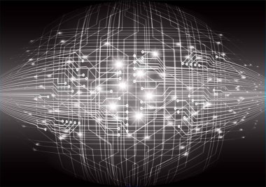 modern dijital duvar kağıdı, teknoloji konsepti
