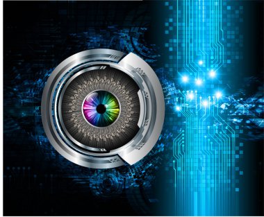 Siber devre gelecekteki teknoloji kavramı