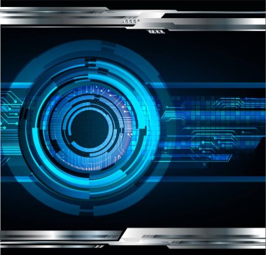 Siber devre gelecekteki teknoloji kavramı