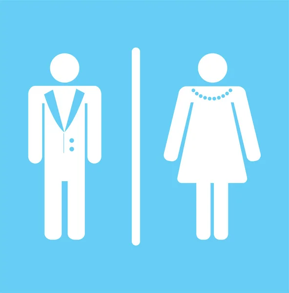 Значок Туалетного Туалету Векторна Ілюстрація — стоковий вектор