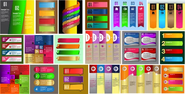 Modelo Caixa Texto Moderno Colorido Para Site Tecnologia Gráfica Computador — Vetor de Stock