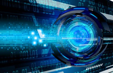 Siber devre gelecekteki teknoloji kavramı