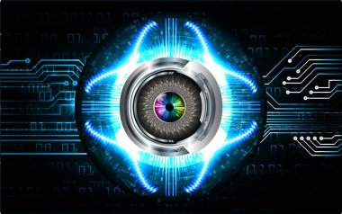 Siber devre gelecekteki teknoloji kavramı