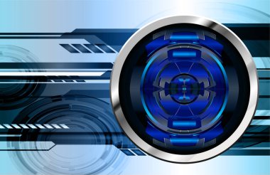 Siber devre gelecekteki teknoloji kavramı