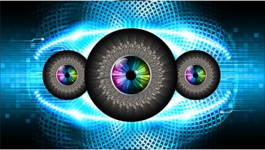 Siber devre gelecekteki teknoloji kavramı