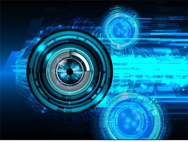 Siber devre gelecekteki teknoloji kavramı