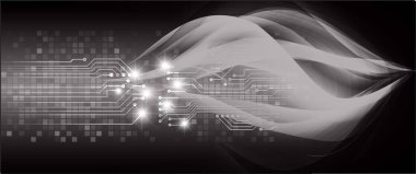 soyut gelecek duvar kağıdı, dijital arkaplan