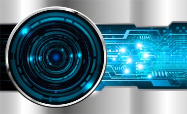 Siber devre gelecekteki teknoloji kavramı