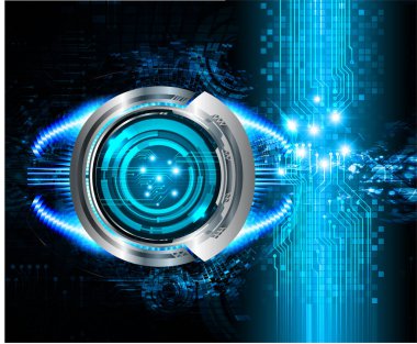 Siber devre gelecekteki teknoloji kavramı