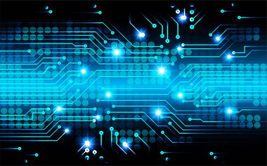 Siber devre gelecekteki teknoloji kavramı