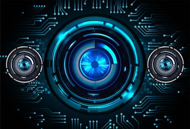 Siber devre gelecekteki teknoloji kavramı