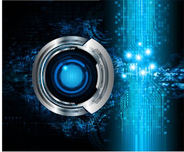 Siber devre gelecekteki teknoloji kavramı