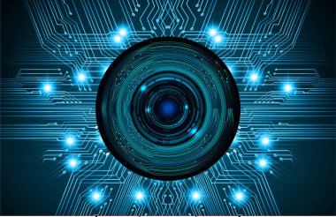 Siber devre gelecekteki teknoloji kavramı