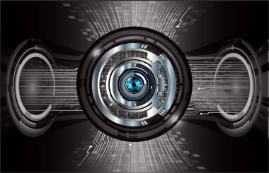 Siber devre gelecekteki teknoloji kavramı