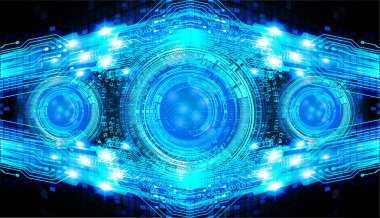 Siber devre gelecekteki teknoloji kavramı