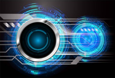 Siber devre gelecekteki teknoloji kavramı