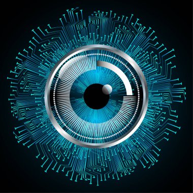 Siber devre gelecekteki teknoloji kavramı