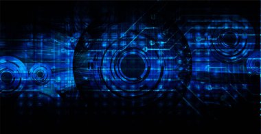 Siber devre gelecekteki teknoloji kavramı