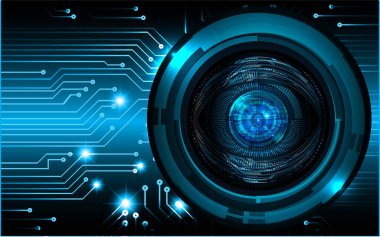 Siber devre gelecekteki teknoloji kavramı