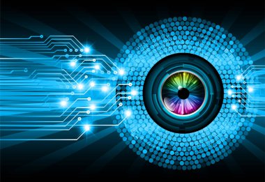 Siber devre gelecekteki teknoloji kavramı