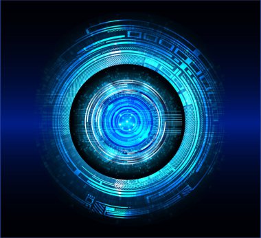 Siber devre gelecekteki teknoloji kavramı