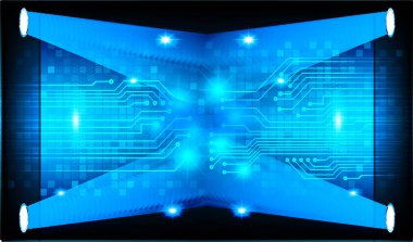 soyut gelecek duvar kağıdı, dijital arkaplan