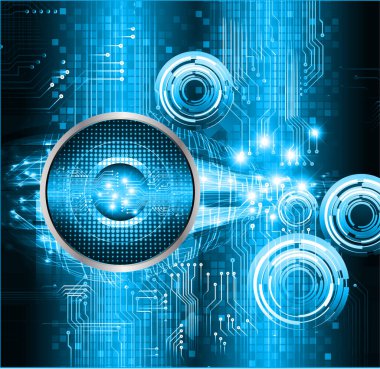 Siber devre gelecekteki teknoloji kavramı