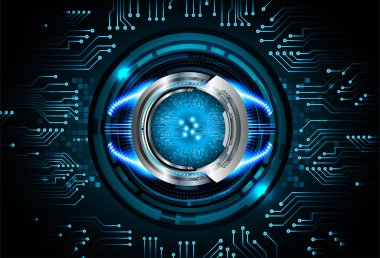 Siber devre gelecekteki teknoloji kavramı