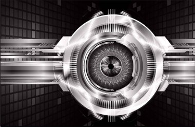 Siber devre gelecekteki teknoloji kavramı