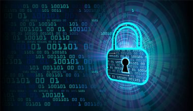 Güvenlik kavramı: dijital arkaplanda piksellenmiş yeşil kalkan simgesi