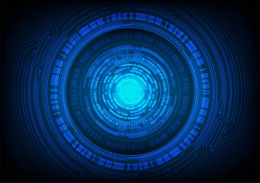 Siber devre gelecekteki teknoloji kavramı