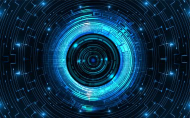 Siber devre gelecekteki teknoloji kavramı